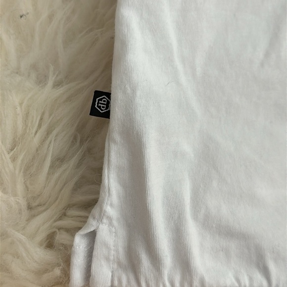 Philipp Plein white graphic tshirt 4-5Y - Picture 6 of 8